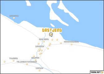 map of Dastjerd