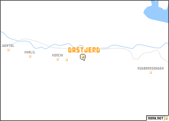 map of Dastjerd