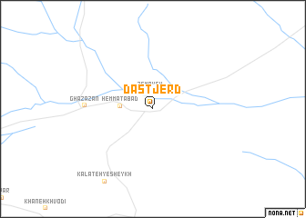 map of Dastjerd
