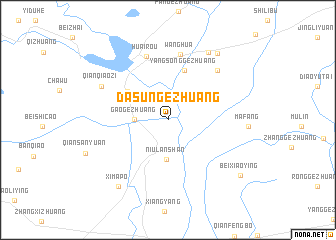 map of Dasungezhuang