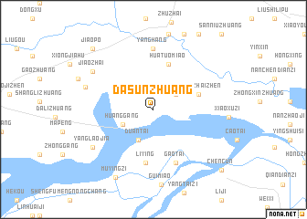 map of Dasunzhuang