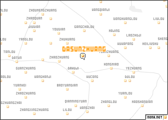 map of Dasunzhuang