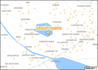 map of Dasunzhuang