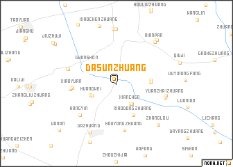 map of Dasunzhuang