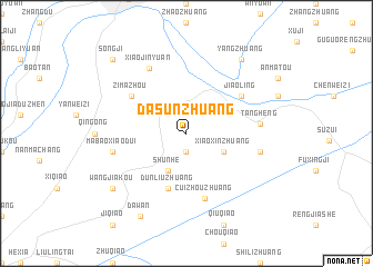 map of Dasunzhuang