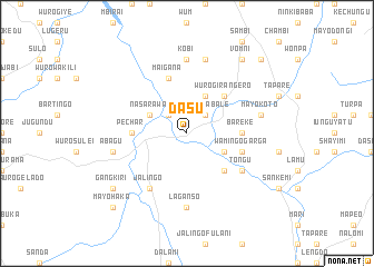 map of Dasu