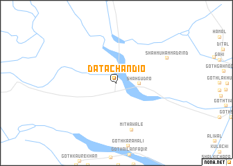 map of Dāta Chāndio