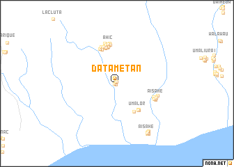 map of Datametan