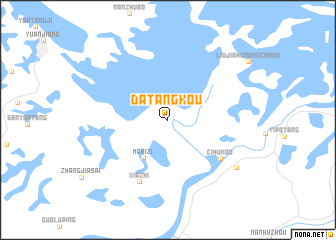 map of Datangkou