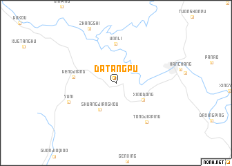 map of Datangpu