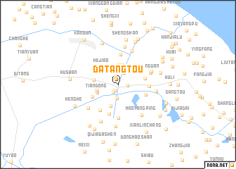 map of Datangtou