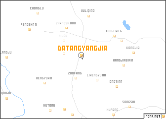 map of Datangyangjia