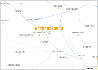 map of Datangzhuang