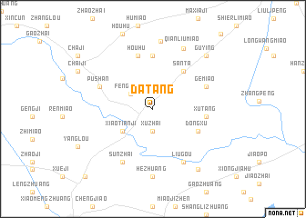 map of Datang