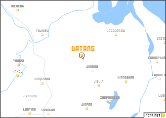 map of Datang