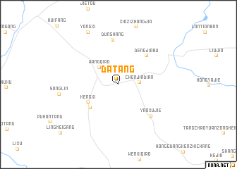 map of Datang