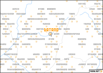 map of Datano