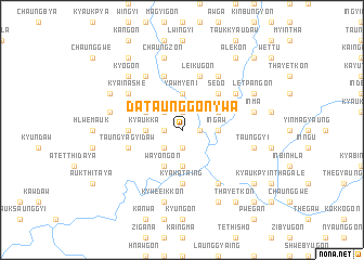 map of Da-taunggon-ywa