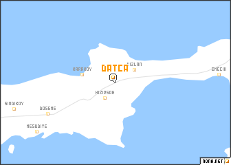 map of Datça