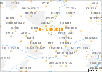 map of Datchworth