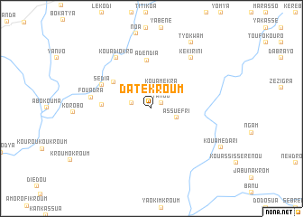 map of Datékroum
