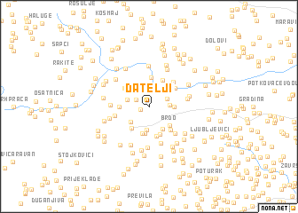 map of Datelji