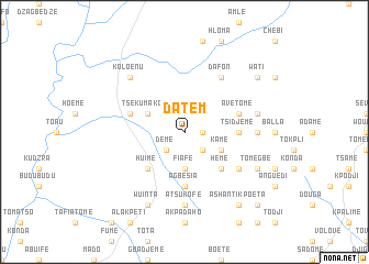 map of Datem