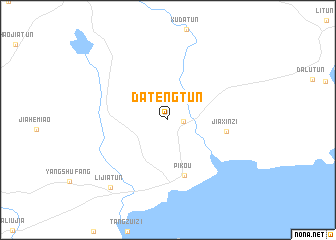 map of Datengtun