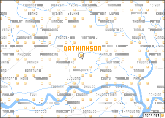 map of Ða Thinh Sơn