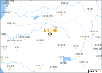 map of Datian
