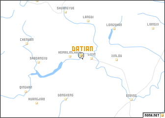 map of Datian