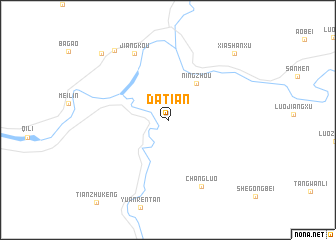 map of Datian