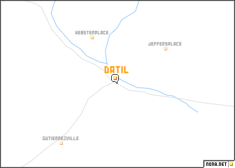 map of Datil