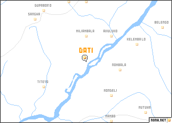 map of Dati