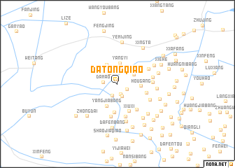 map of Datongqiao