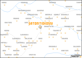 map of Datori-Tiokossi