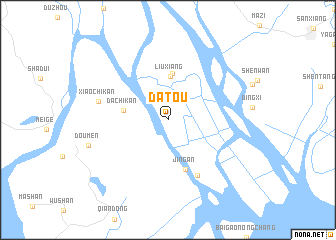 map of Datou