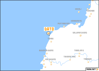 map of Dato