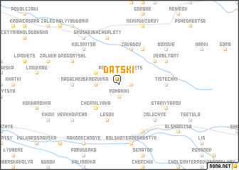 map of Datski