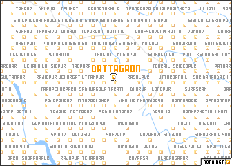 map of Dattagaon