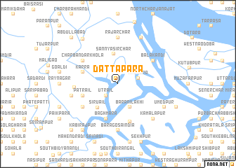 map of Dattapāra