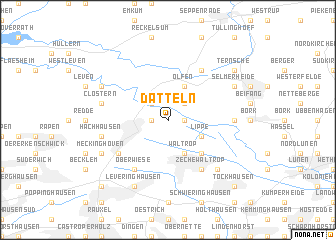 map of Datteln