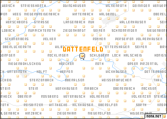 map of Dattenfeld