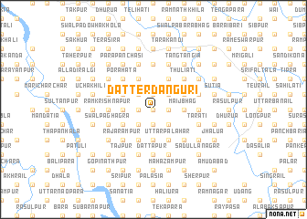 map of Datter Dānguri