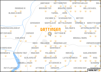 map of Dattingen