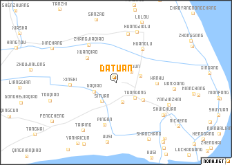 map of Datuan