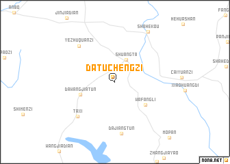 map of Datuchengzi
