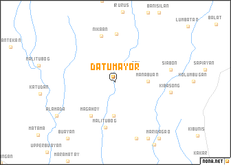 map of Datu Mayor