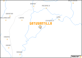 map of Datu Santilla