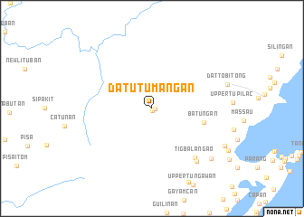 map of Datu Tumangan